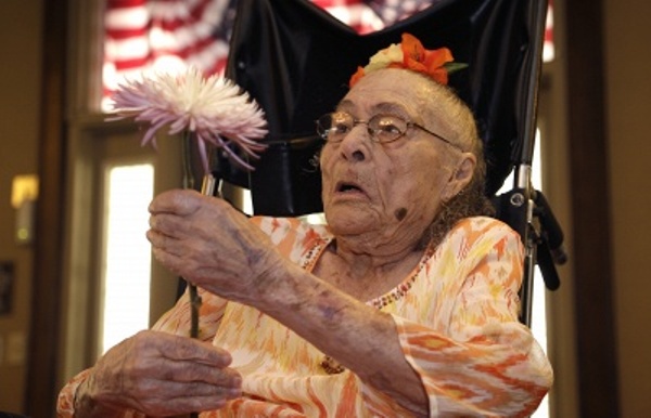 116-летняя Гертруда Уивер признана самой пожилой американкой